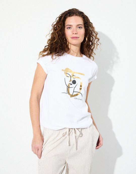 Comprar Online T-shirt, Mulher, Branco 