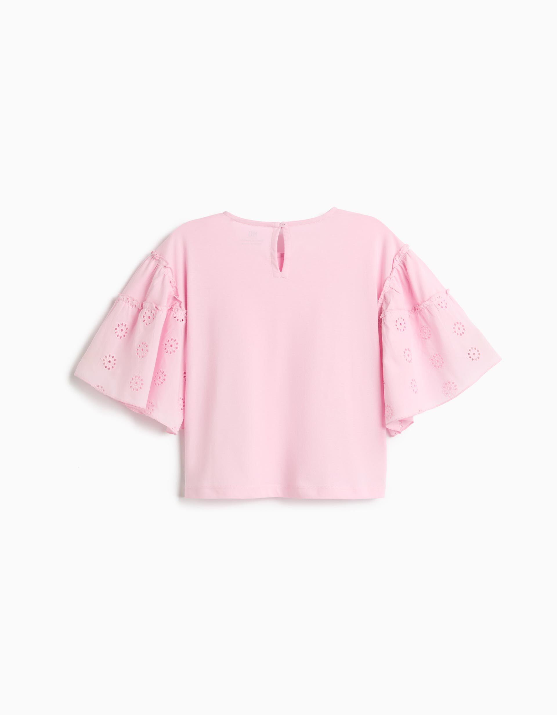 Comprar Online T-shirt Boxy, Menina, Rosa Claro