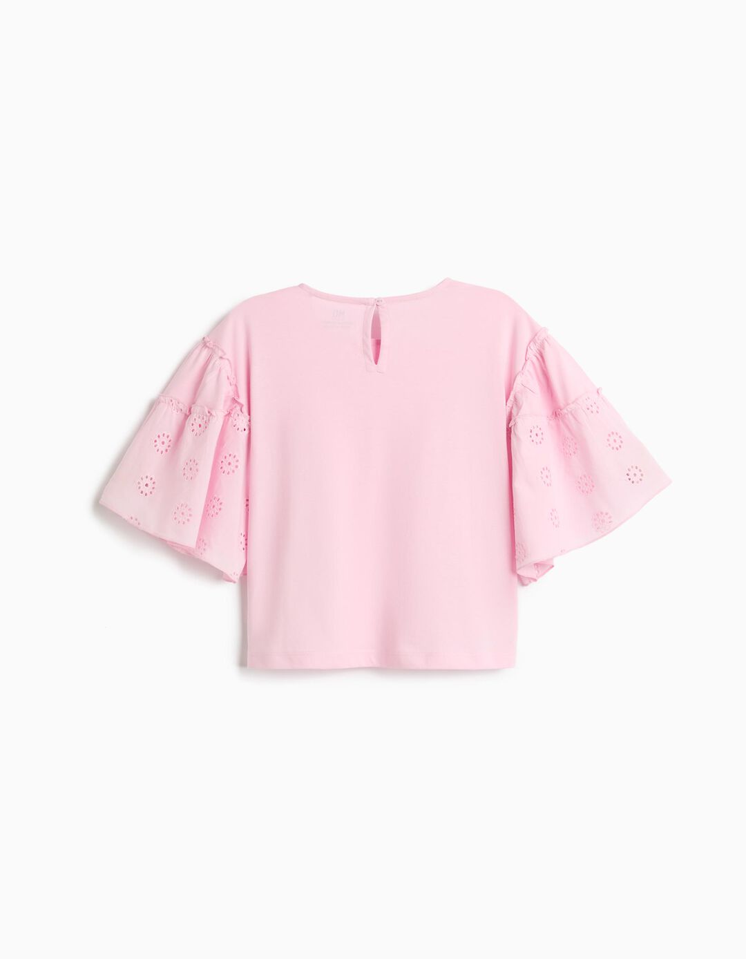 T-shirt Boxy, Menina, Rosa Claro