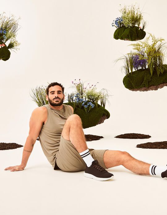 Comprar Online Tank Top Técnico, Homem, Bege Escuro