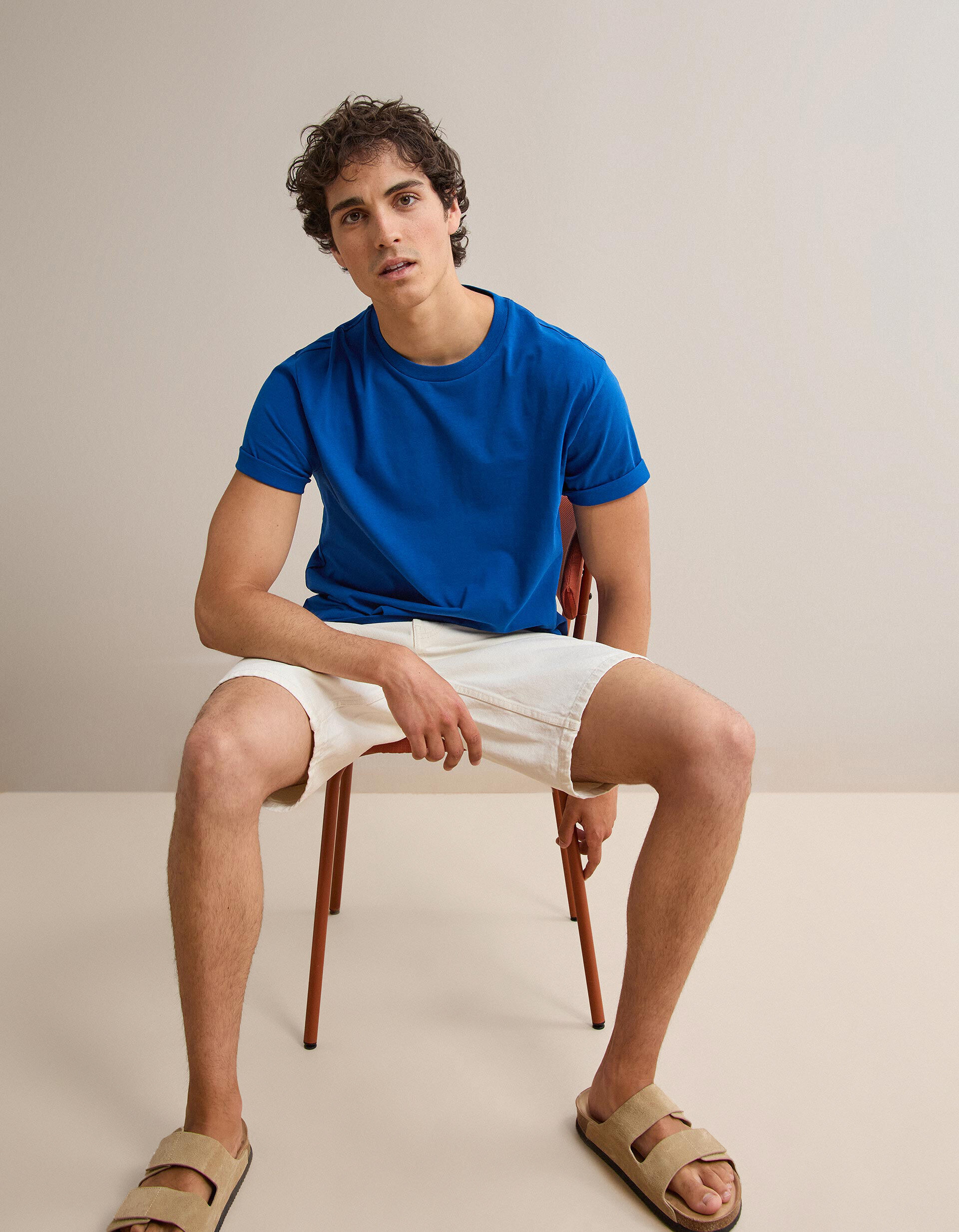 Comprar Online T-shirt Manga Curta, Homem, Azul Escuro