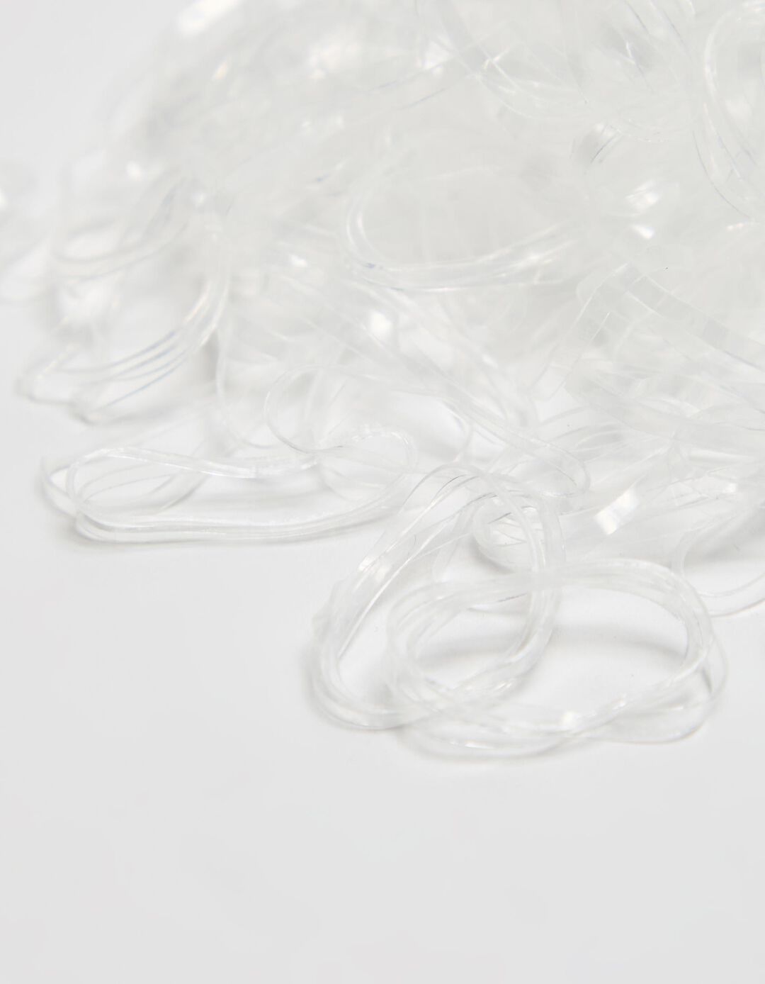 Pack 180 Mini Elásticos, Menina, Transparentes