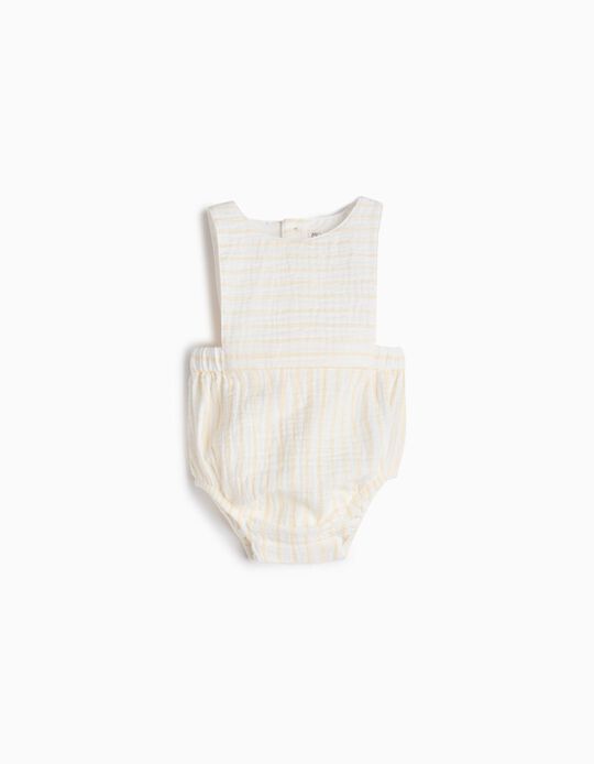 Comprar Online Macacão Riscas, Recém-nascido, Amarelo Claro