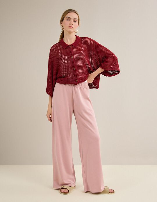 Comprar Online Cal&ccedil;as 'Wide', Mulher, Rosa