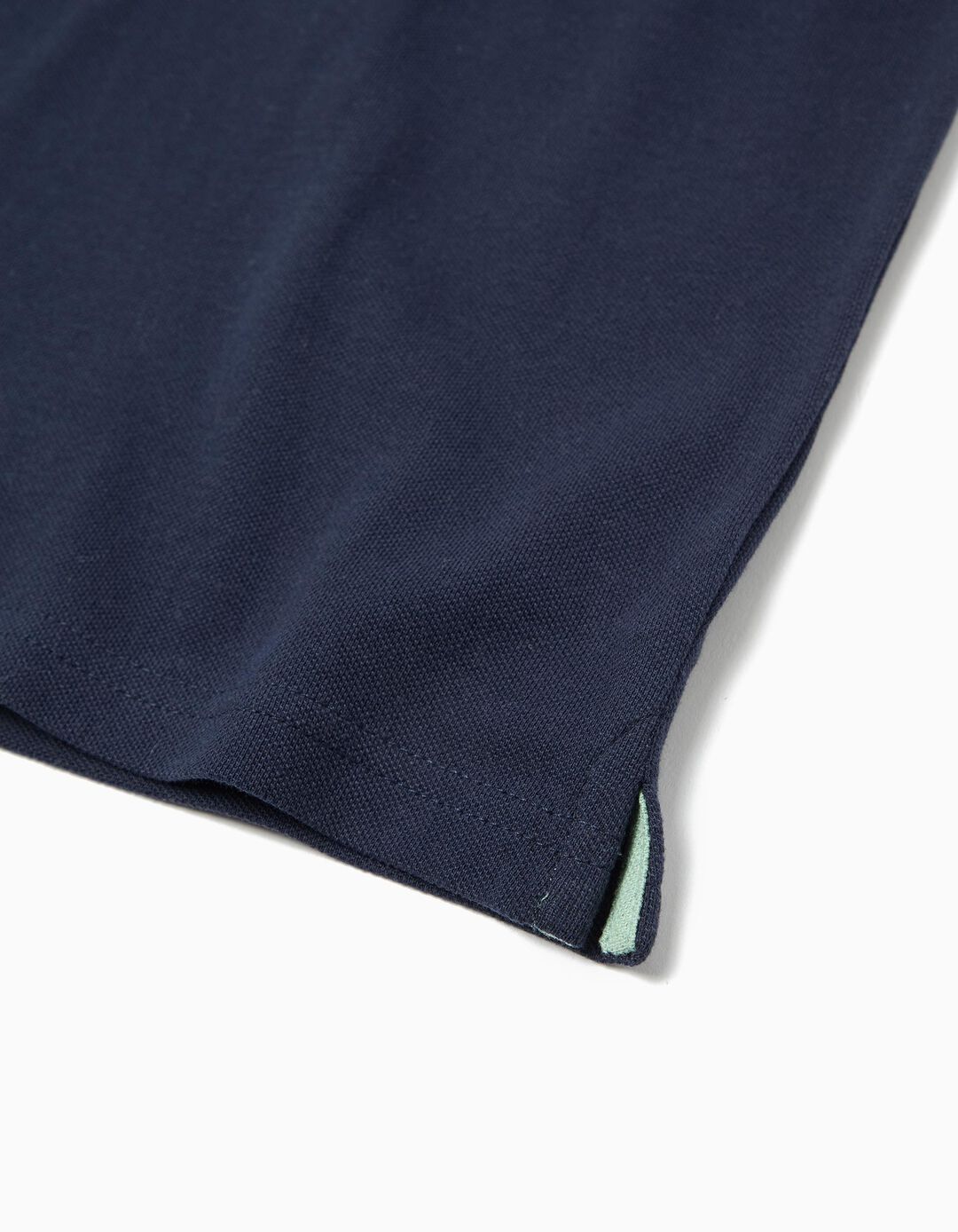 Polo Piquet, Menino, Azul Escuro