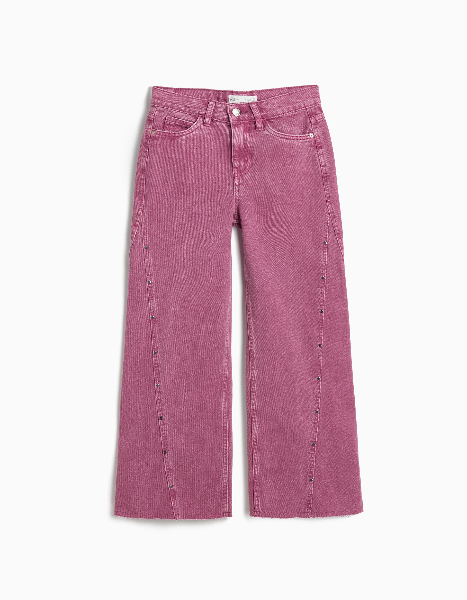 Comprar Online Cal&ccedil;as de Ganga 'Wide Leg', Menina, Rosa Escuro