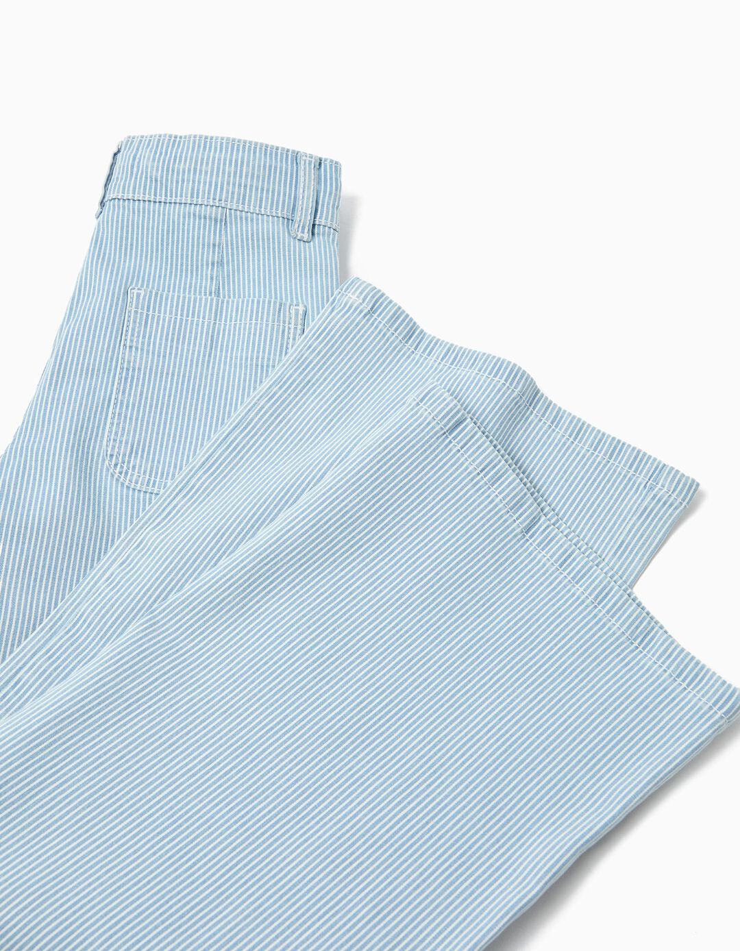 Cal&ccedil;as 'Marine' Riscas, Menina, Azul