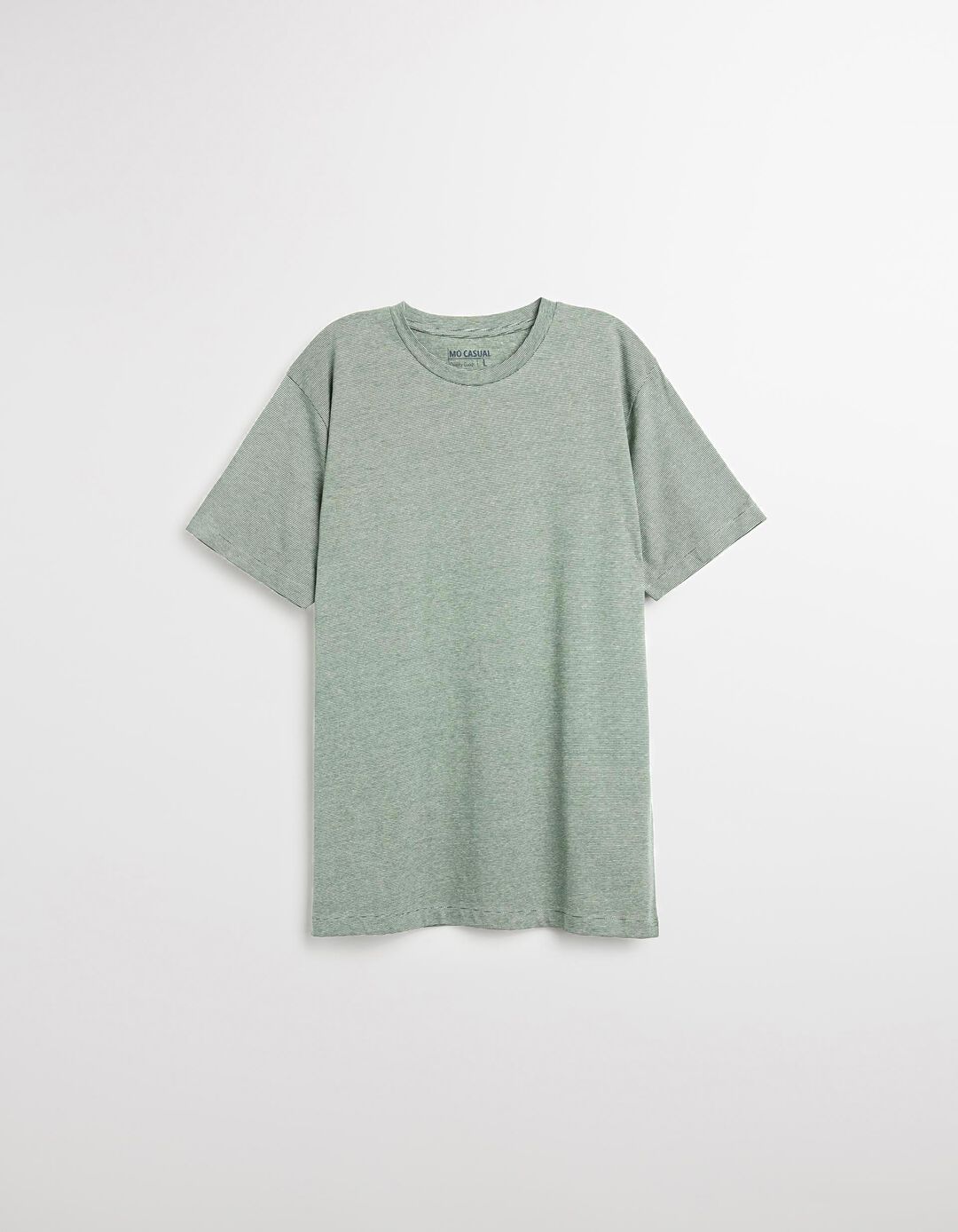 T-shirt Malha Jersey, Homem, Verde Escuro 