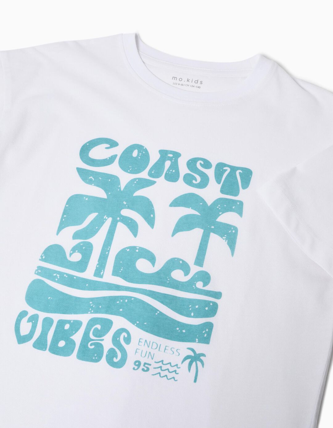 T-shirt Print, Menino, Branco