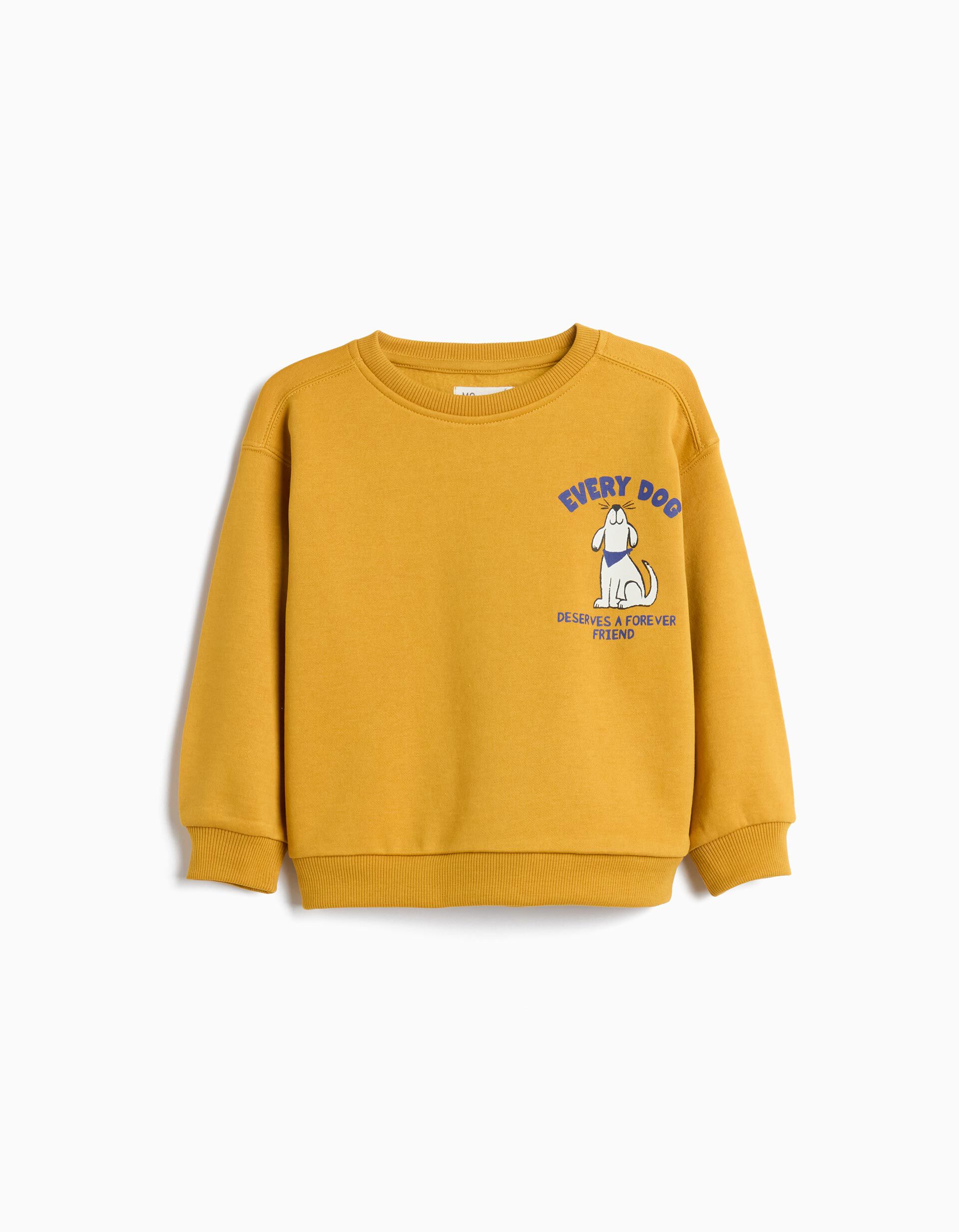 Comprar Online Sweatshirt De Felpa, Menino, Amarelo Escuro