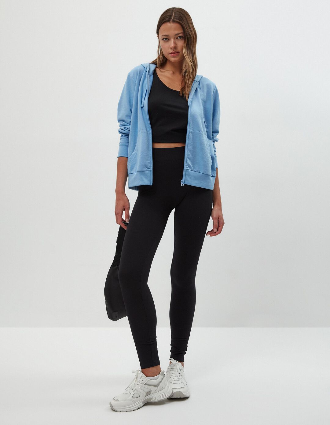 Leggings Básicos, Mulher, Preto