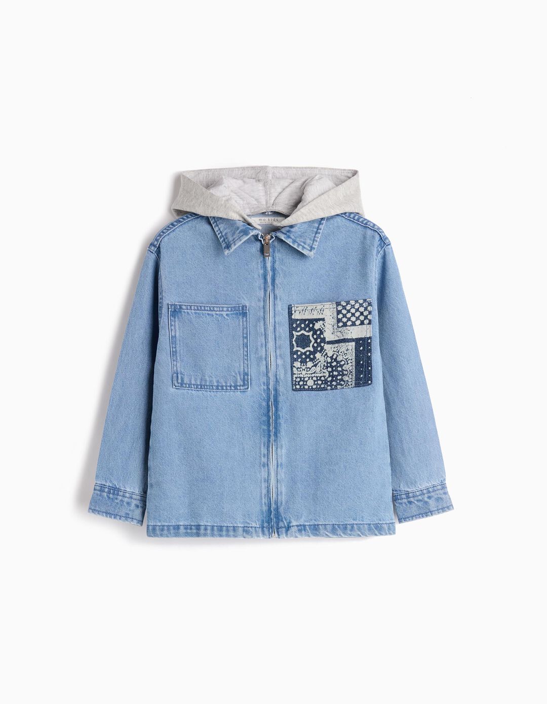Sobrecamisa Denim, Menino, Azul Claro 