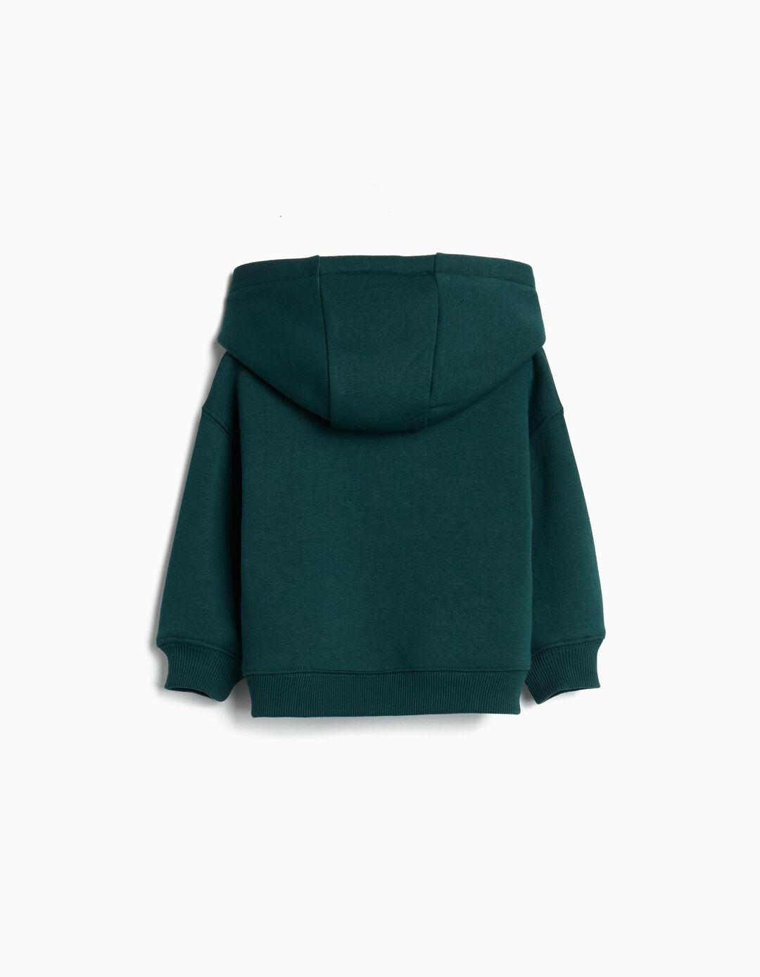 Sweatshirt com Capuz, Menino, Verde Escuro