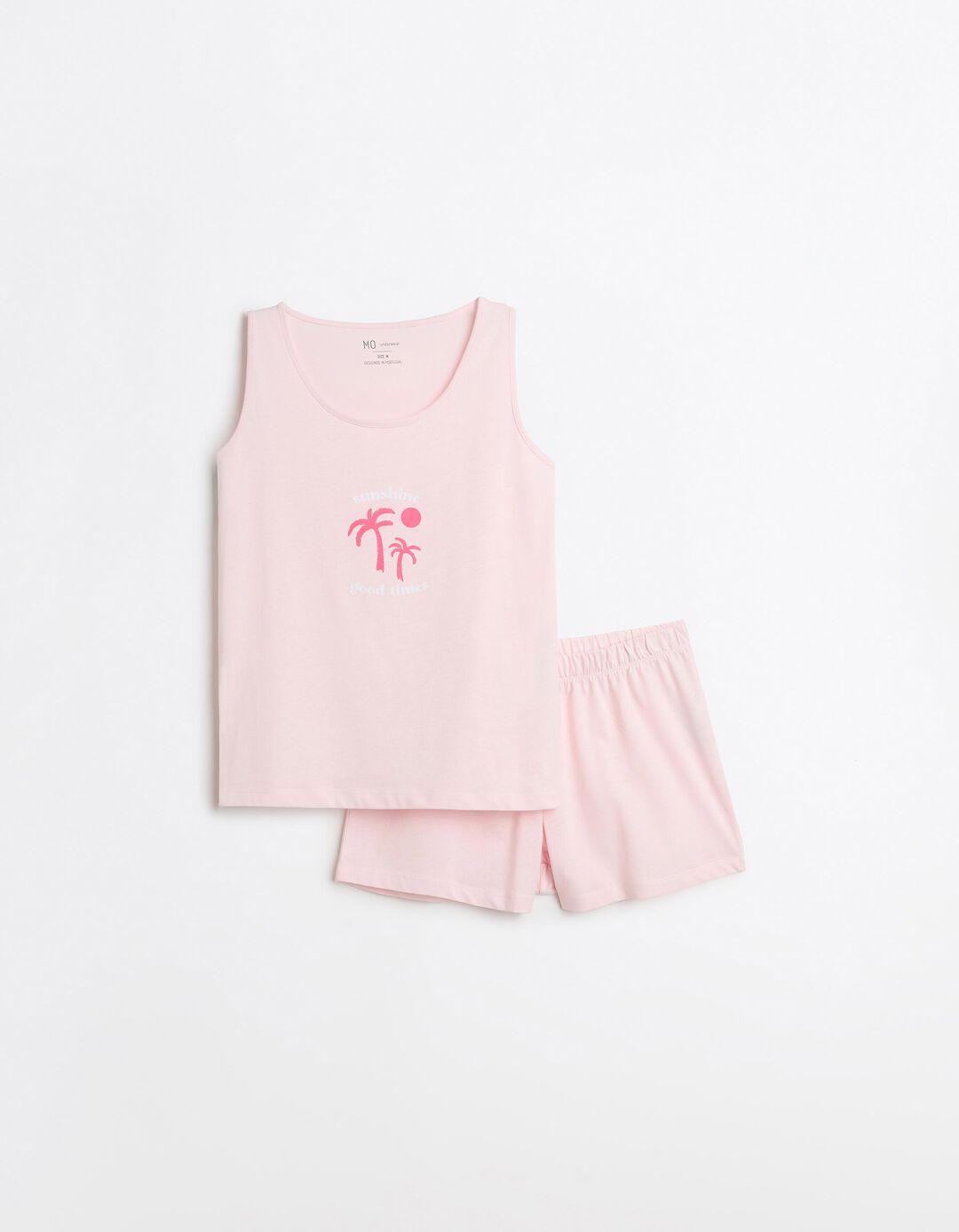 Pijama, Mulher, Rosa Claro