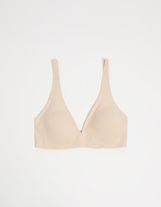 Comprar Online Soutien Costuras Invisíveis Cortado a Laser, Mulher, Bege Claro