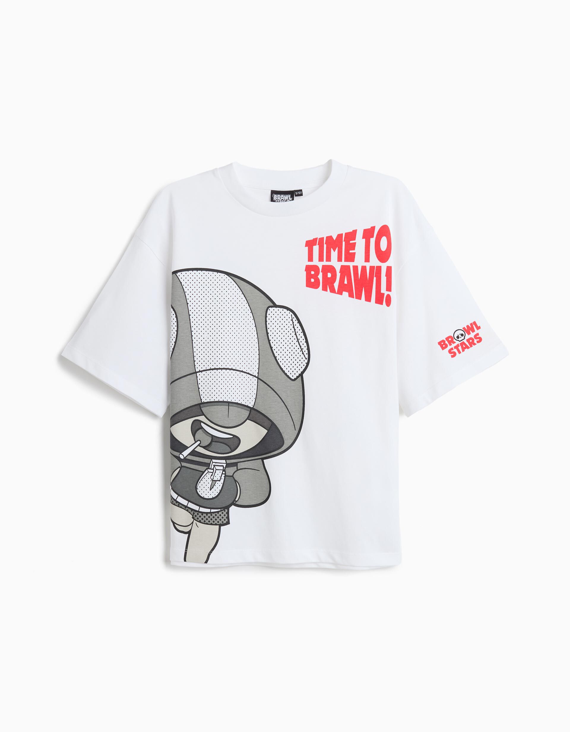 Comprar Online T-shirt 'Brawl Stars', Menino, Branco