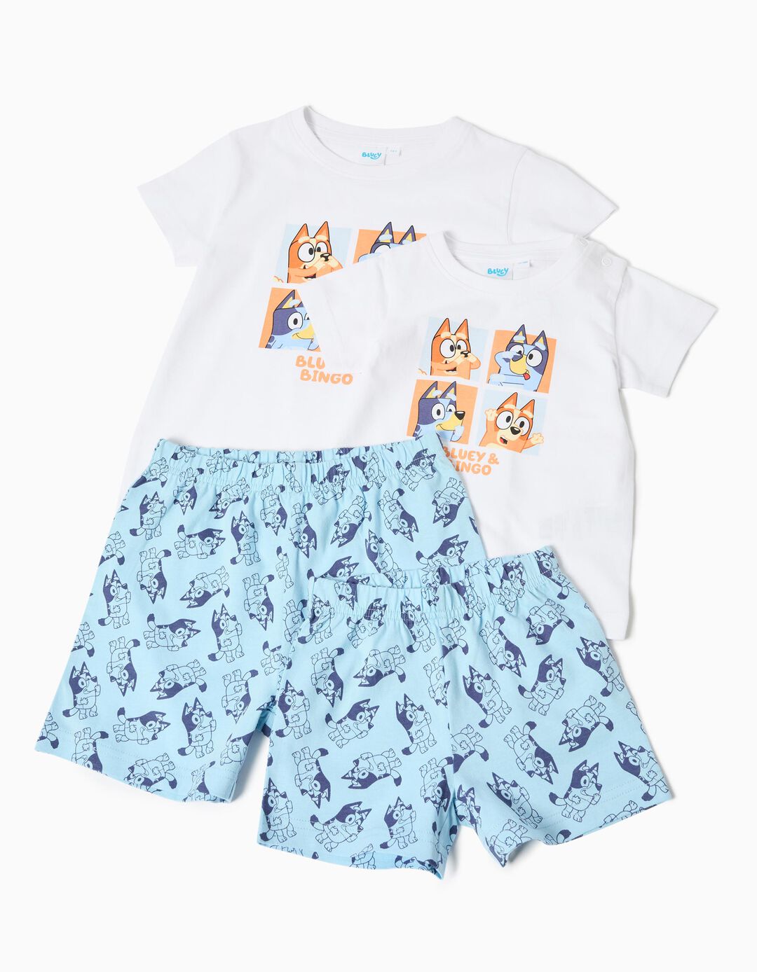 Pijama 'Bluey', Menino, Branco