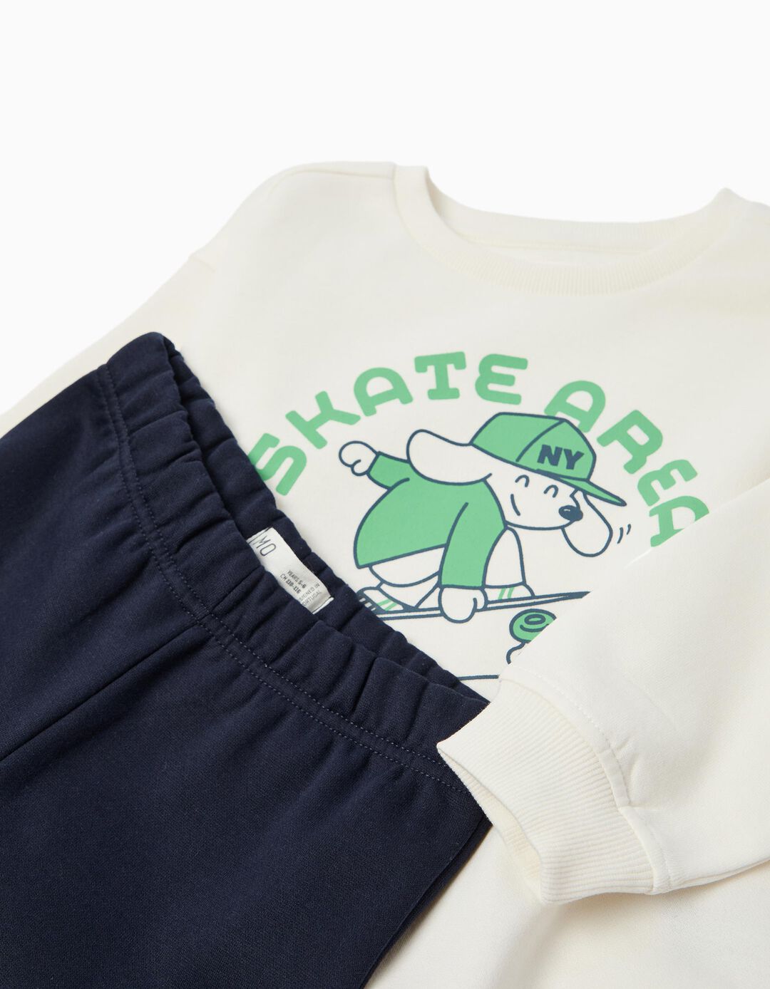 Conjunto de Jogging, Menino, Branco