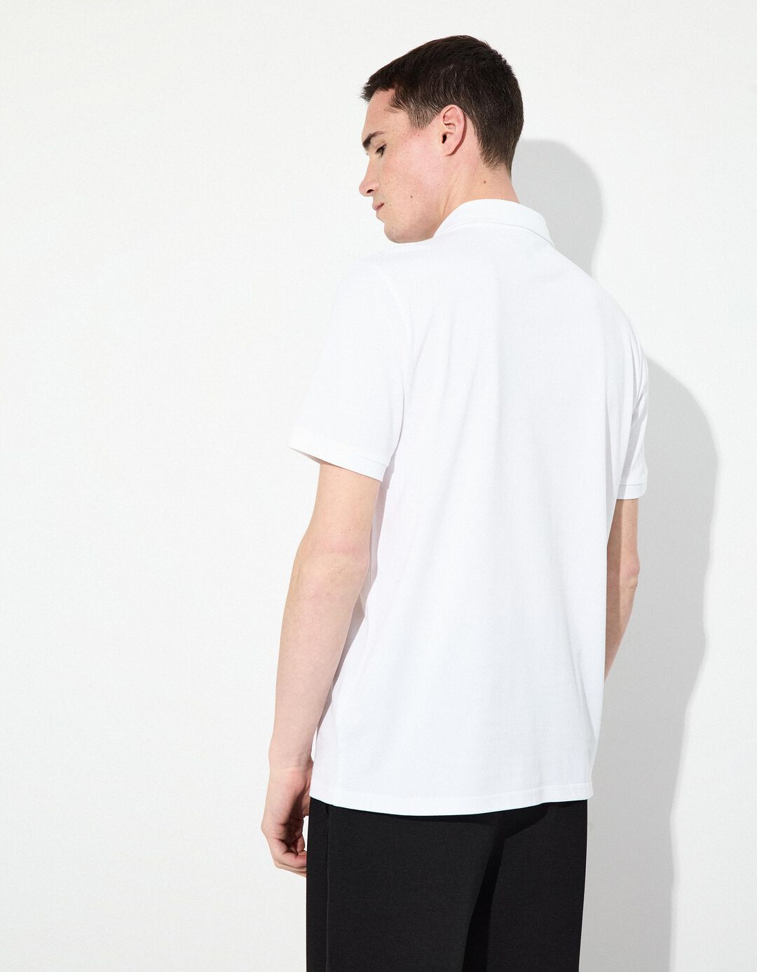 Polo Coolmax®, Homem, Branco