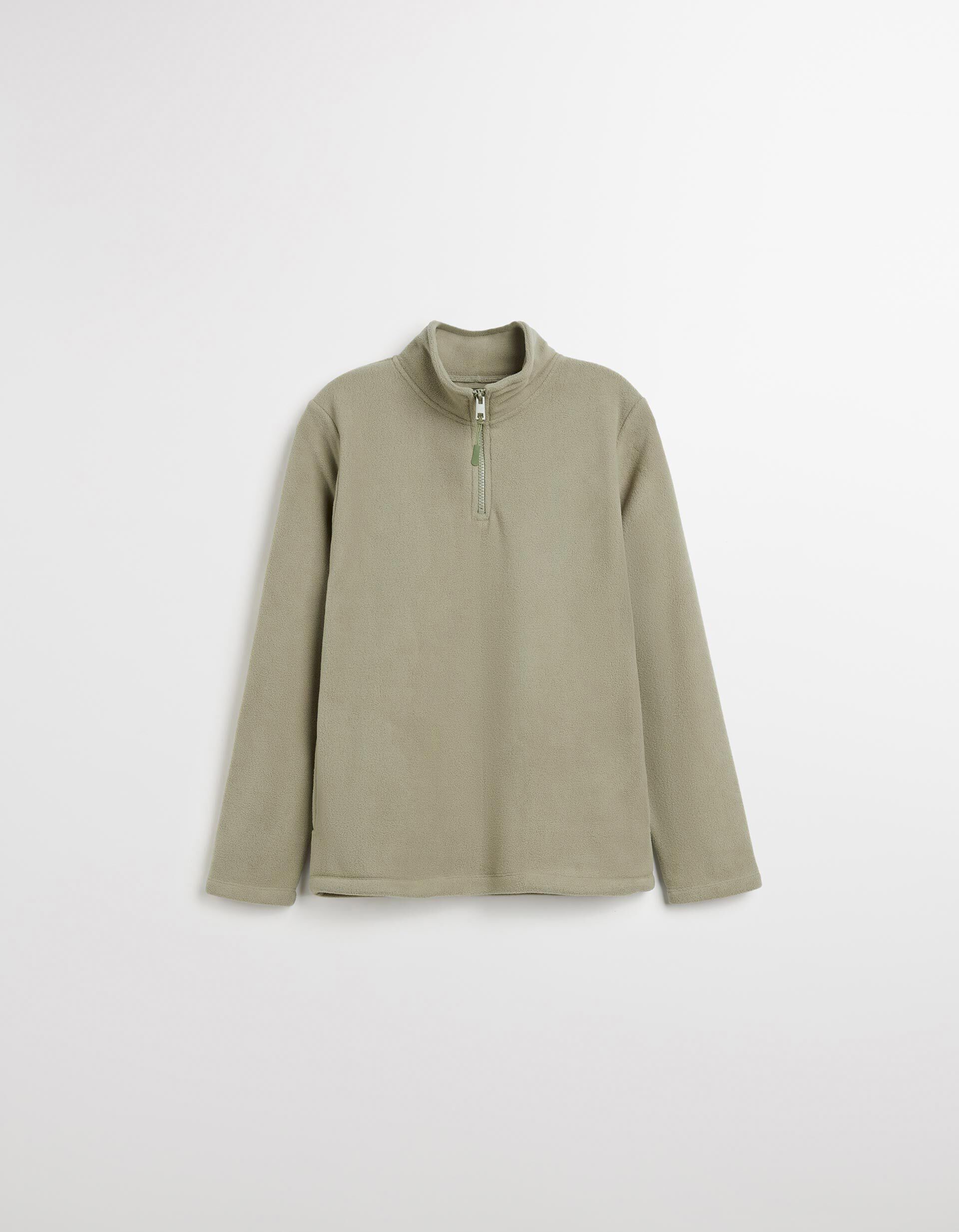 Comprar Online Camisola Polar com Fecho, Mulher, Verde