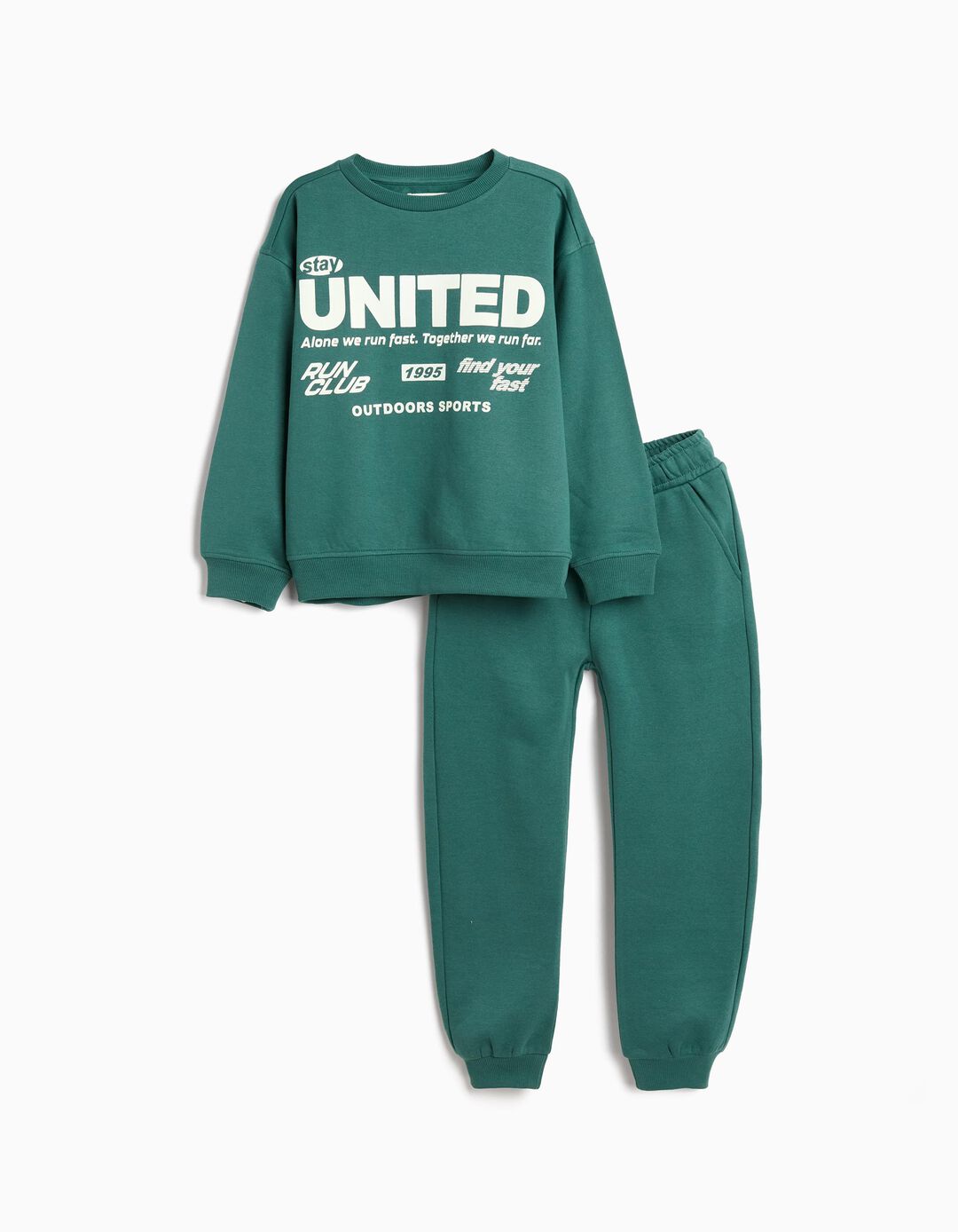 Conjunto de Jogging, Menino, Verde Escuro