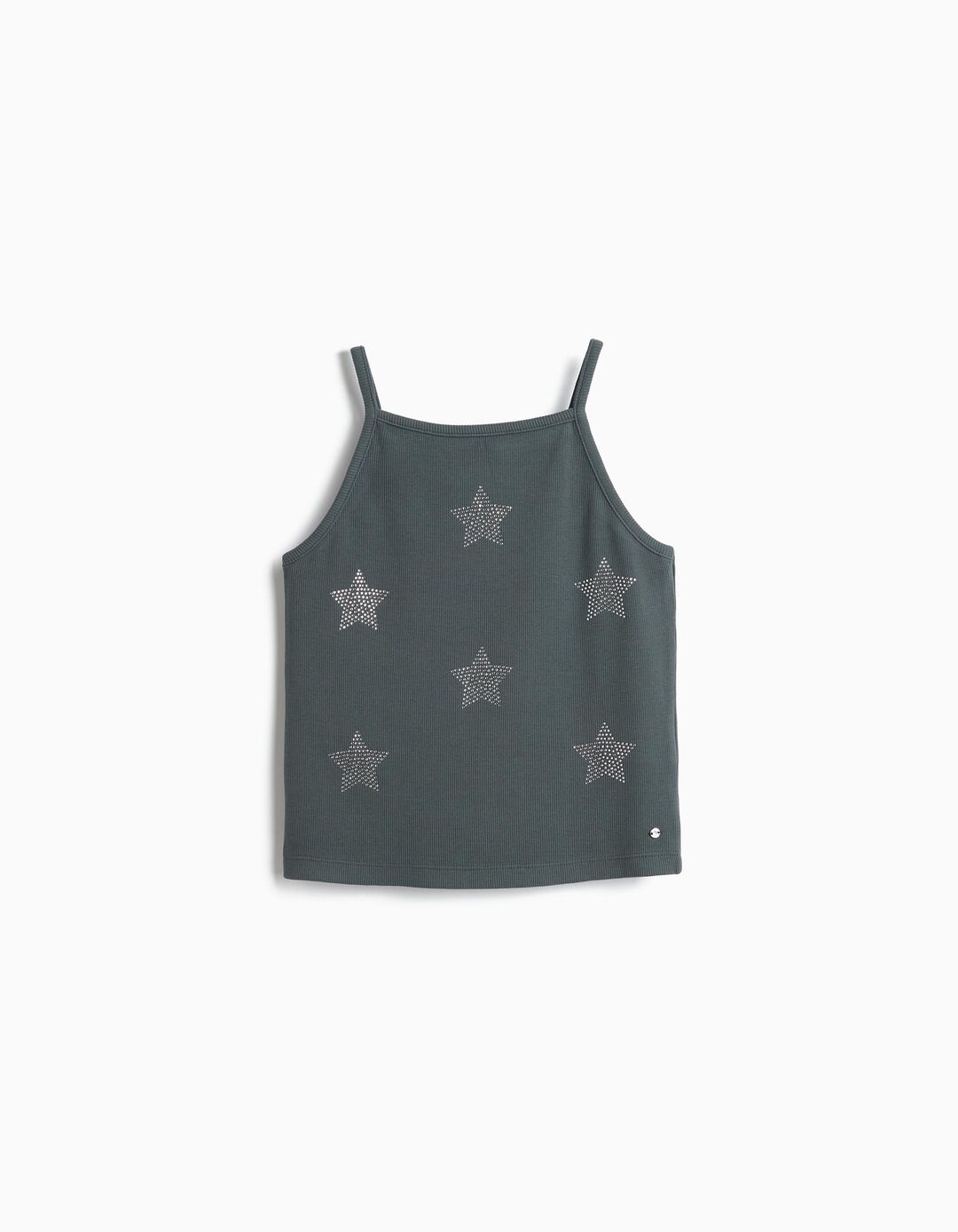 Top Halter, Menina, Cinzento Escuro