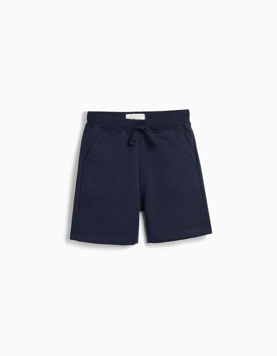 Comprar Online Calções Fleece, Menino, Azul Escuro