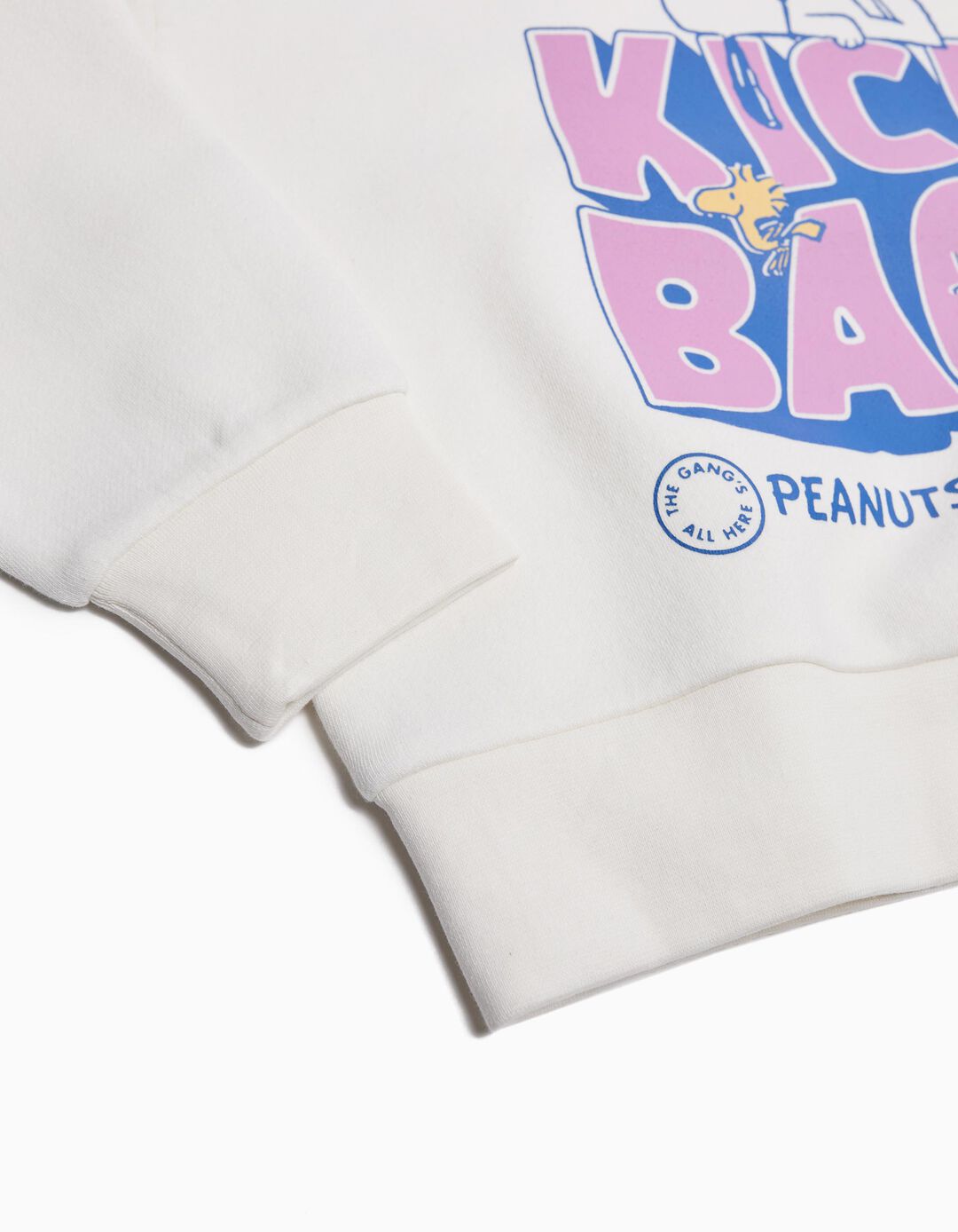 Sweatshirt Capuz 'Snoopy', Menina, Branco