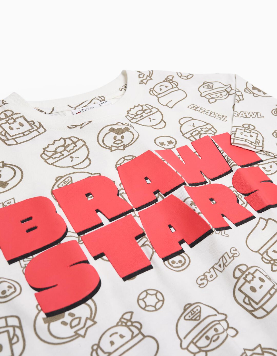 T-shirt 'Brawl Stars', Menino, Branco