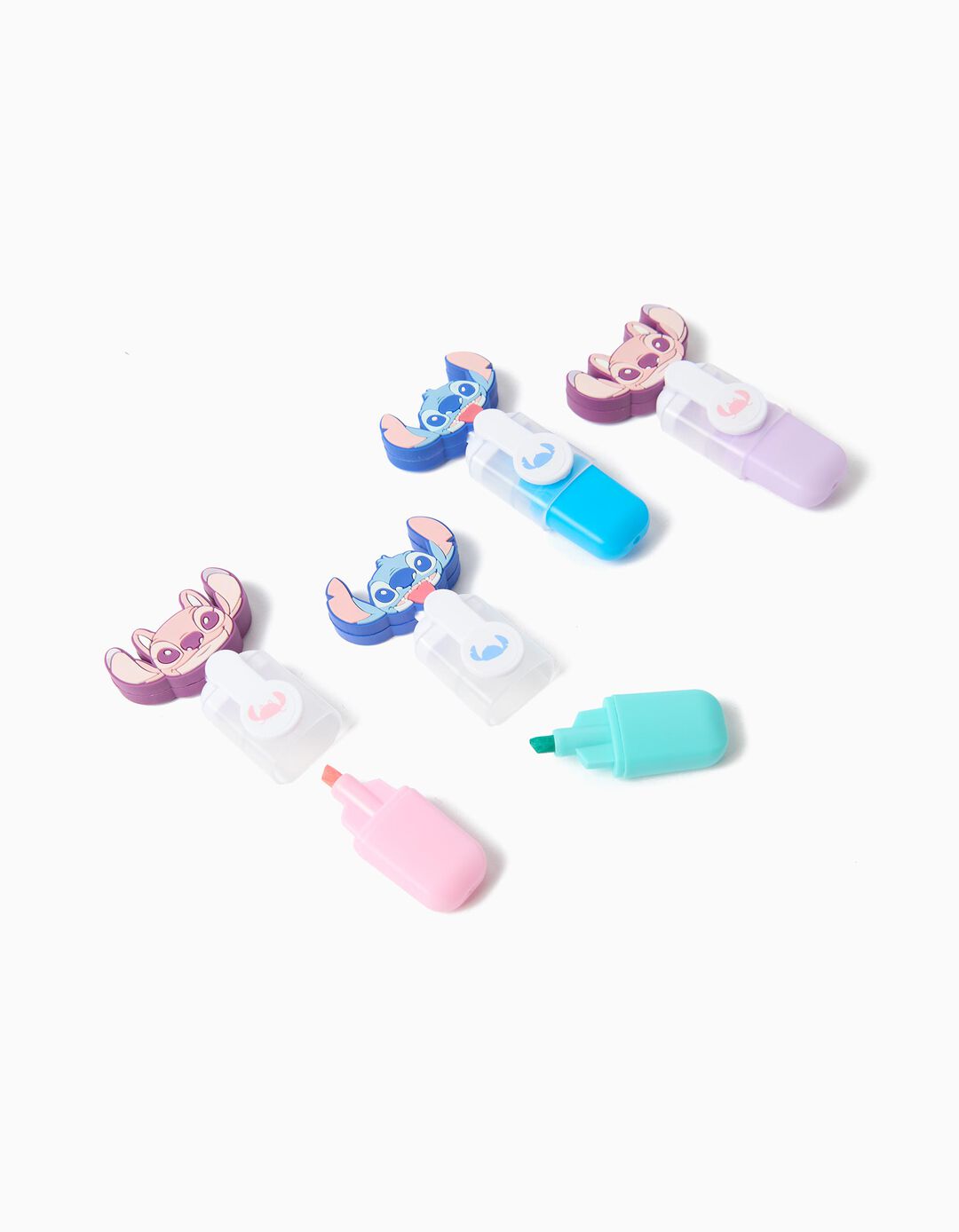 Conjunto 4 Marcadores 'Stitch'&copy;Disney, Menina, Multicolor