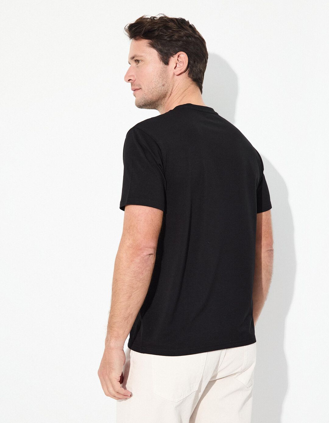 T-shirt Coolmax® Lisa, Homem, Preto 