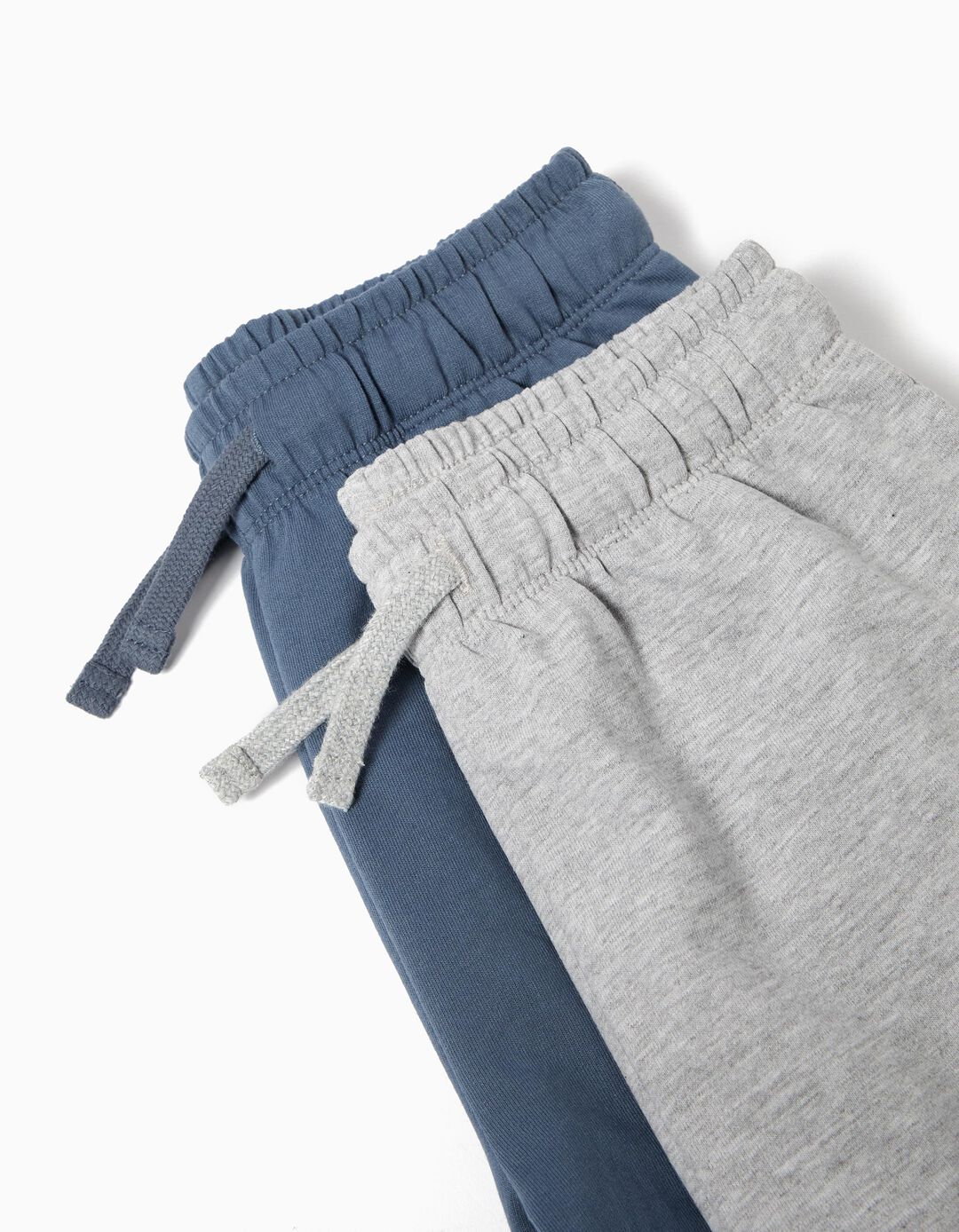 Pack 2 Calções Fleece, Menino, Cinzento Claro 