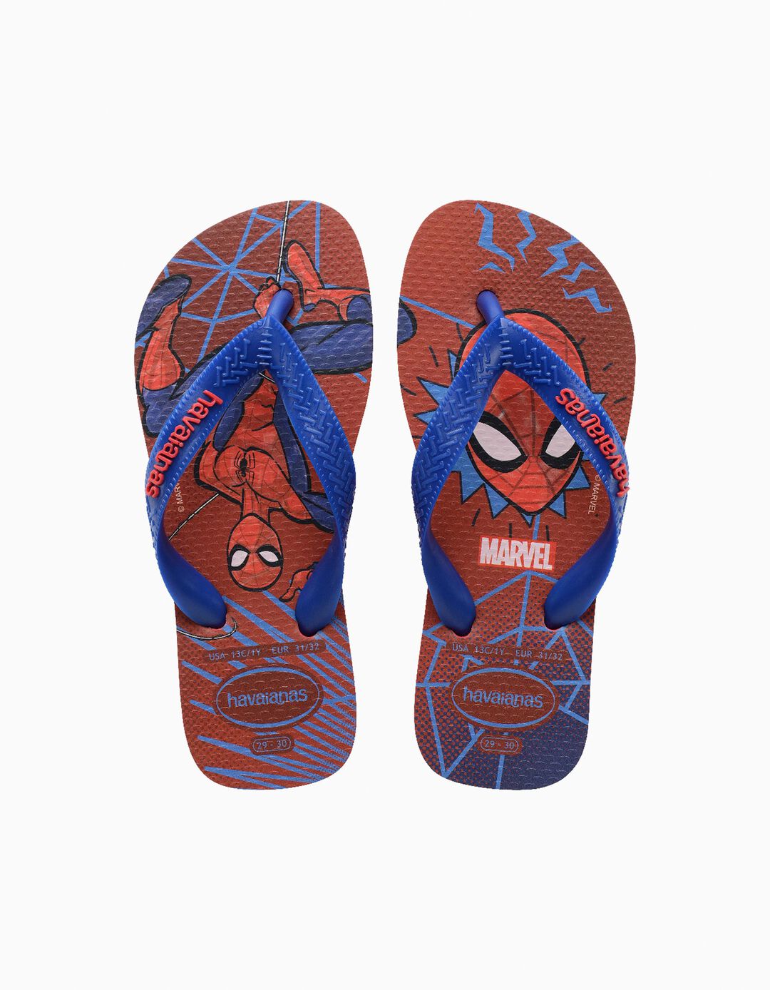 Chinelos Havaianas 'Spider-Man', Menino, Vermelho