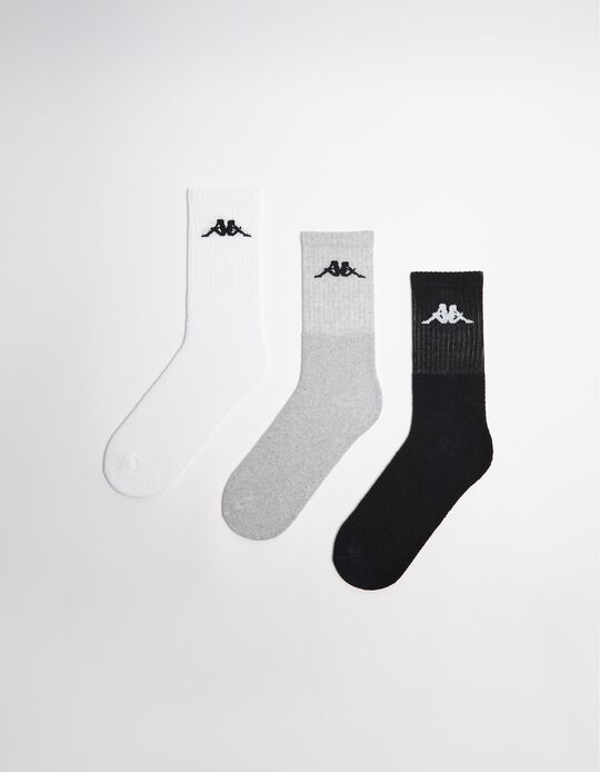 Comprar Online Pack 3 Pares de Meias 'Kappa', Homem, Multicor