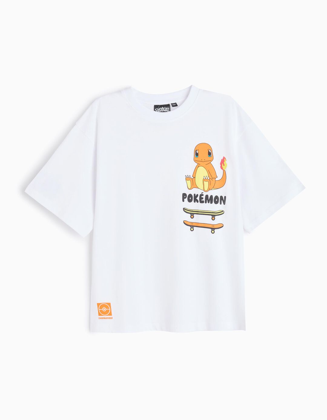 T-shirt 'Pokémon', Menino, Branco