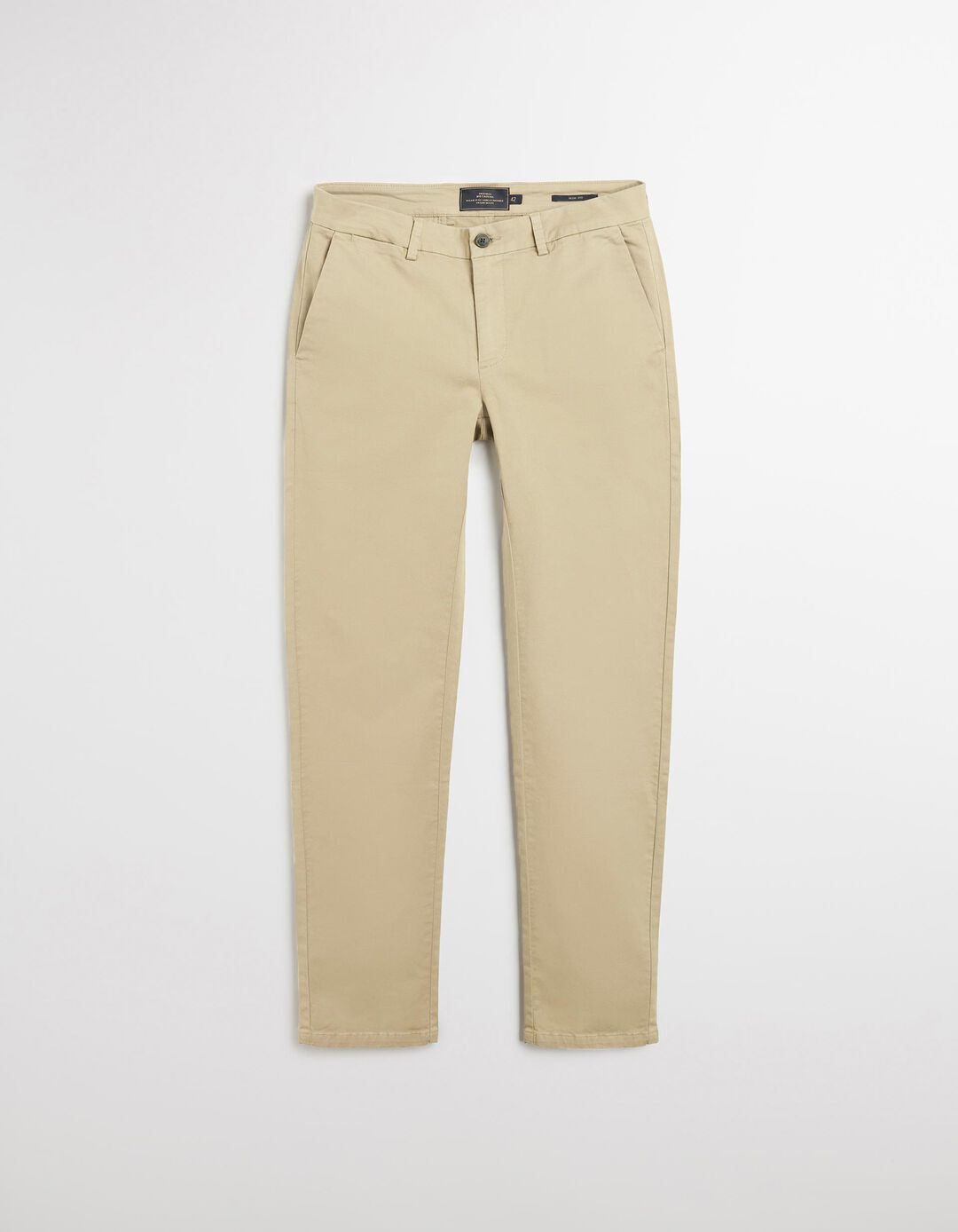 Calças Chino Slim, Homem, Cinzento
