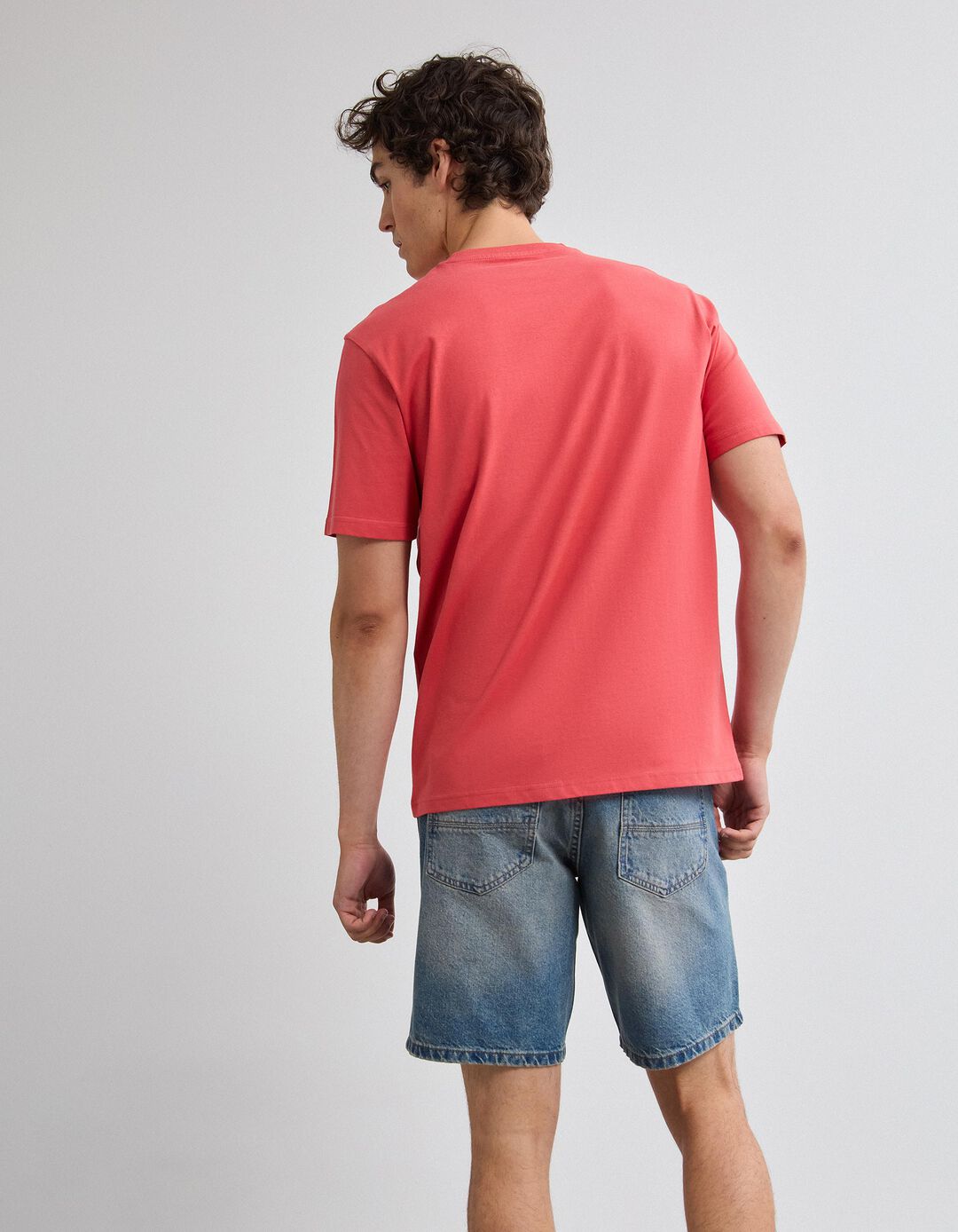T-shirt Jersey, Homem, Vermelho