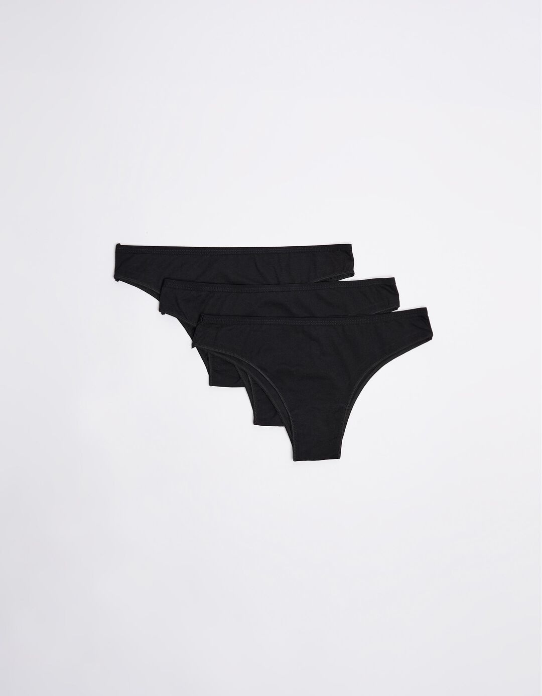 Pack 3 Cuecas, Mulher, Preto