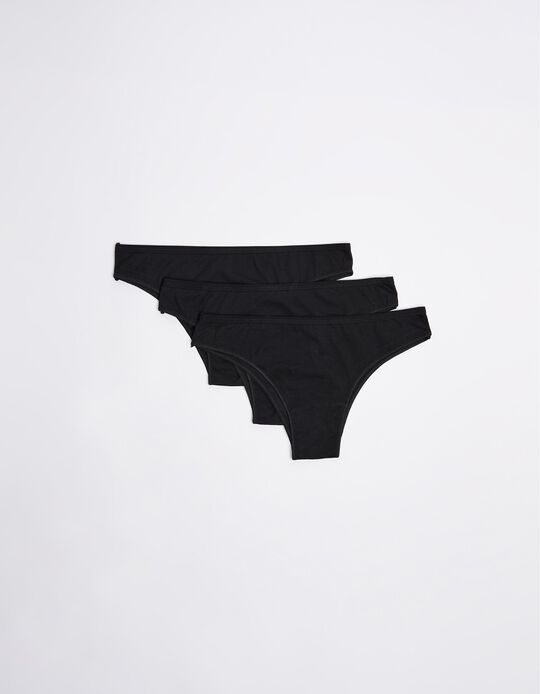 Comprar Online Pack 3 Cuecas, Mulher, Preto