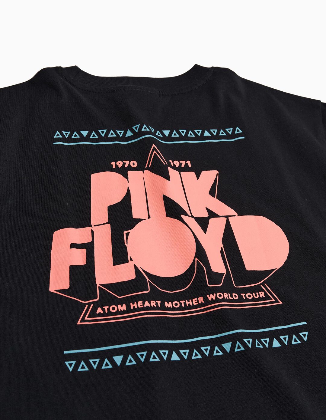 T-shirt 'Pink Floyd', Menino, Preto 