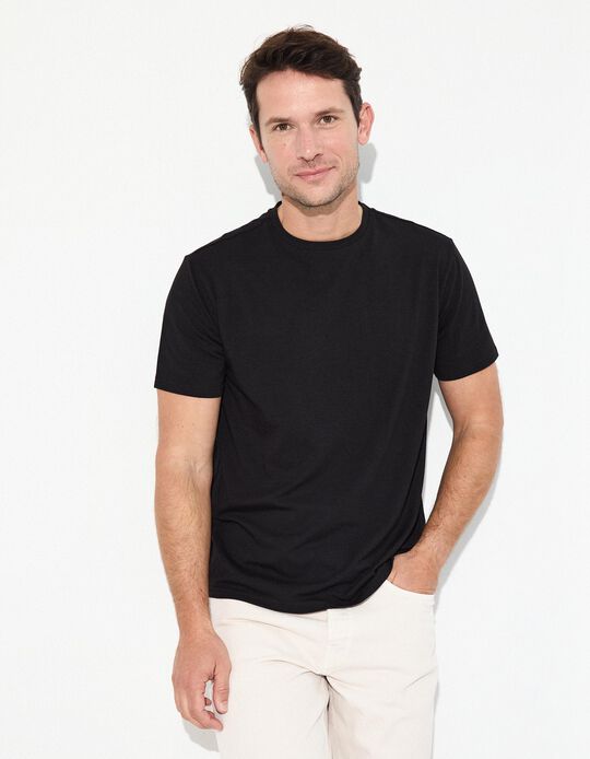 Comprar Online T-shirt Coolmax® Lisa, Homem, Preto 