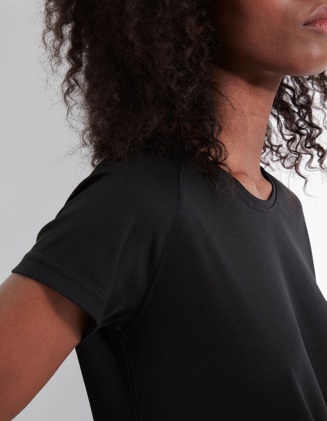 T-shirt de Desporto, Mulher, Preto
