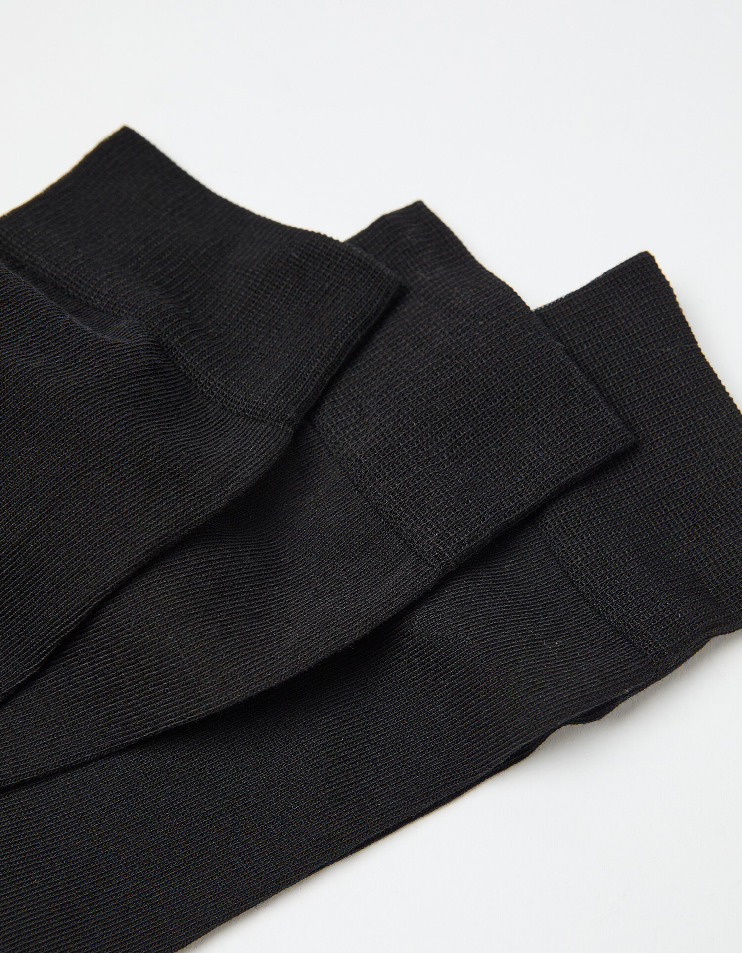 Comprar Online 3 Pairs of Cotton Blend Socks Pack, Men, Black