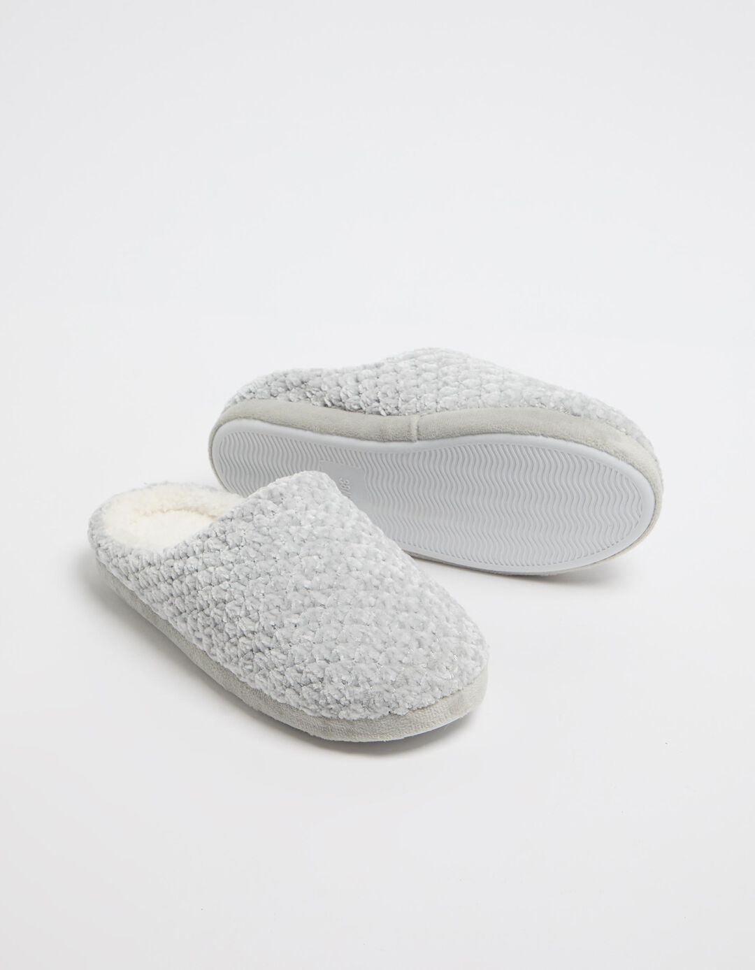 Chinelos Macios Lurex, Mulher, Cinzento