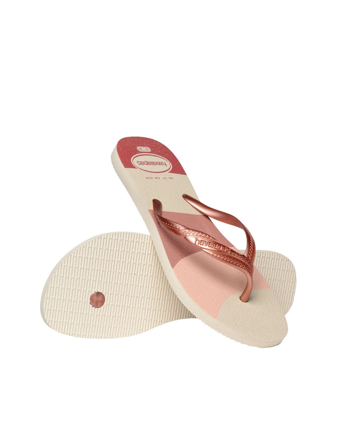 Chinelos Havaianas, Mulher, Rosa