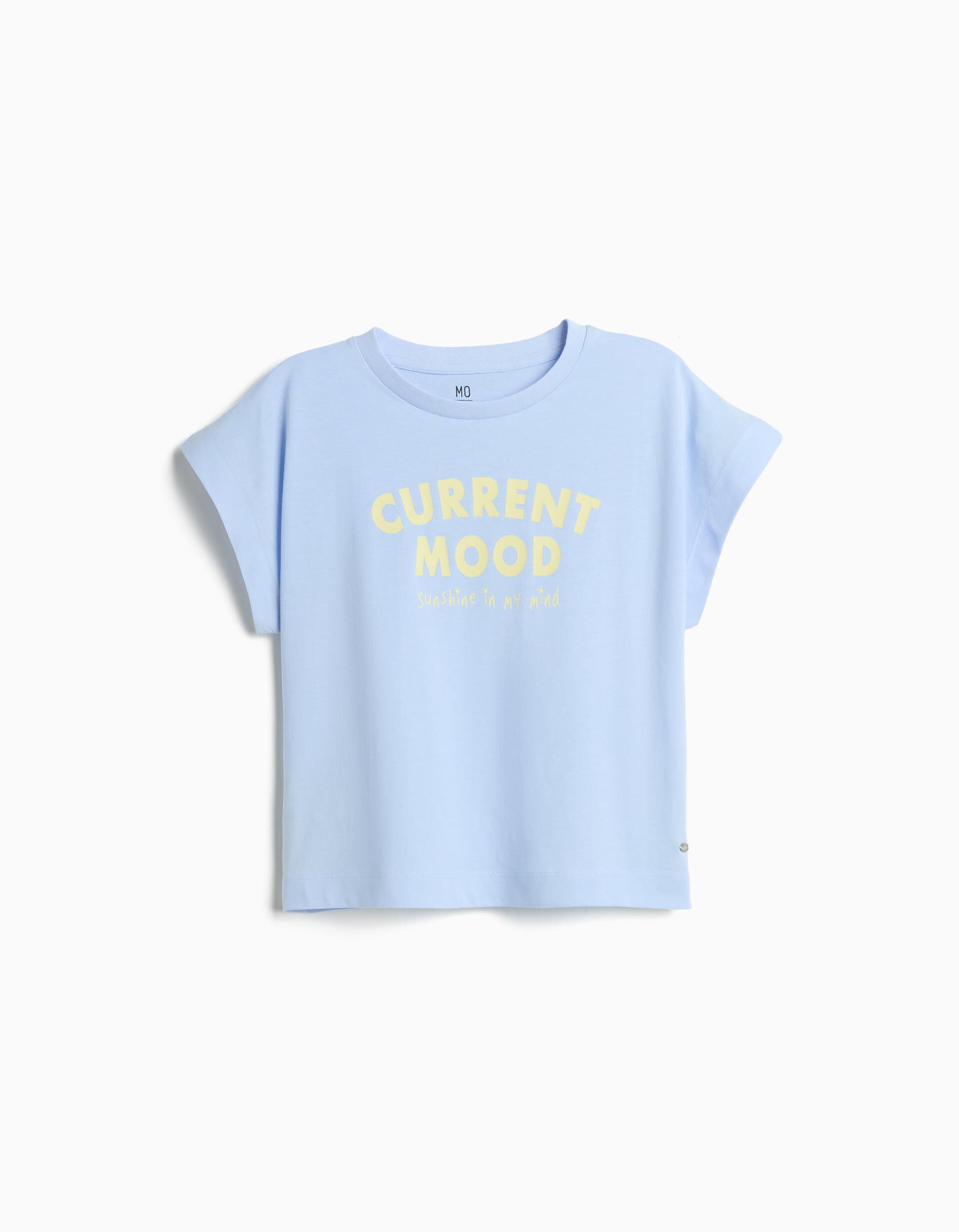 Comprar Online T-shirt Estampada, Menina, Azul Claro