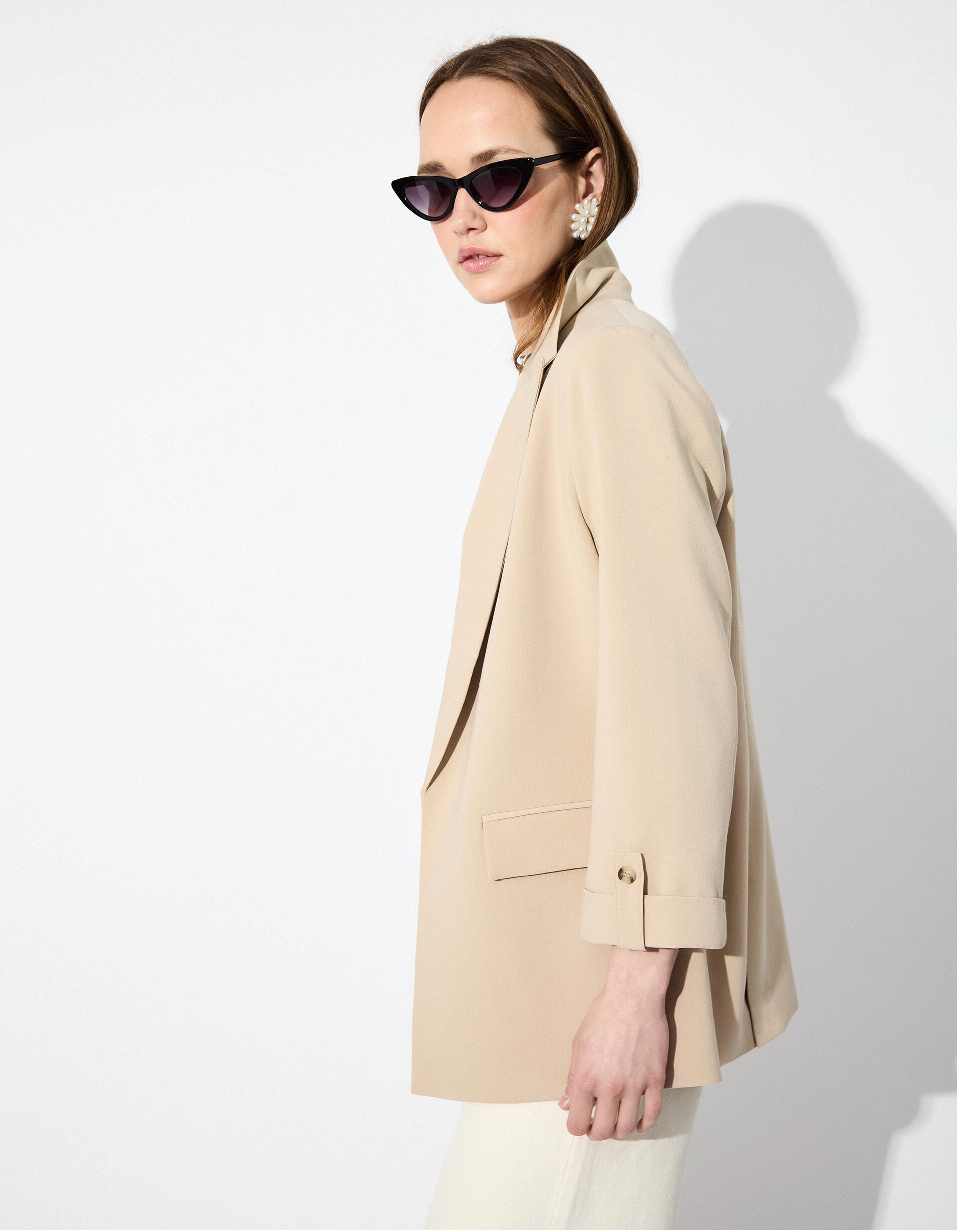 Comprar Online Blazer, Mulher, Bege 