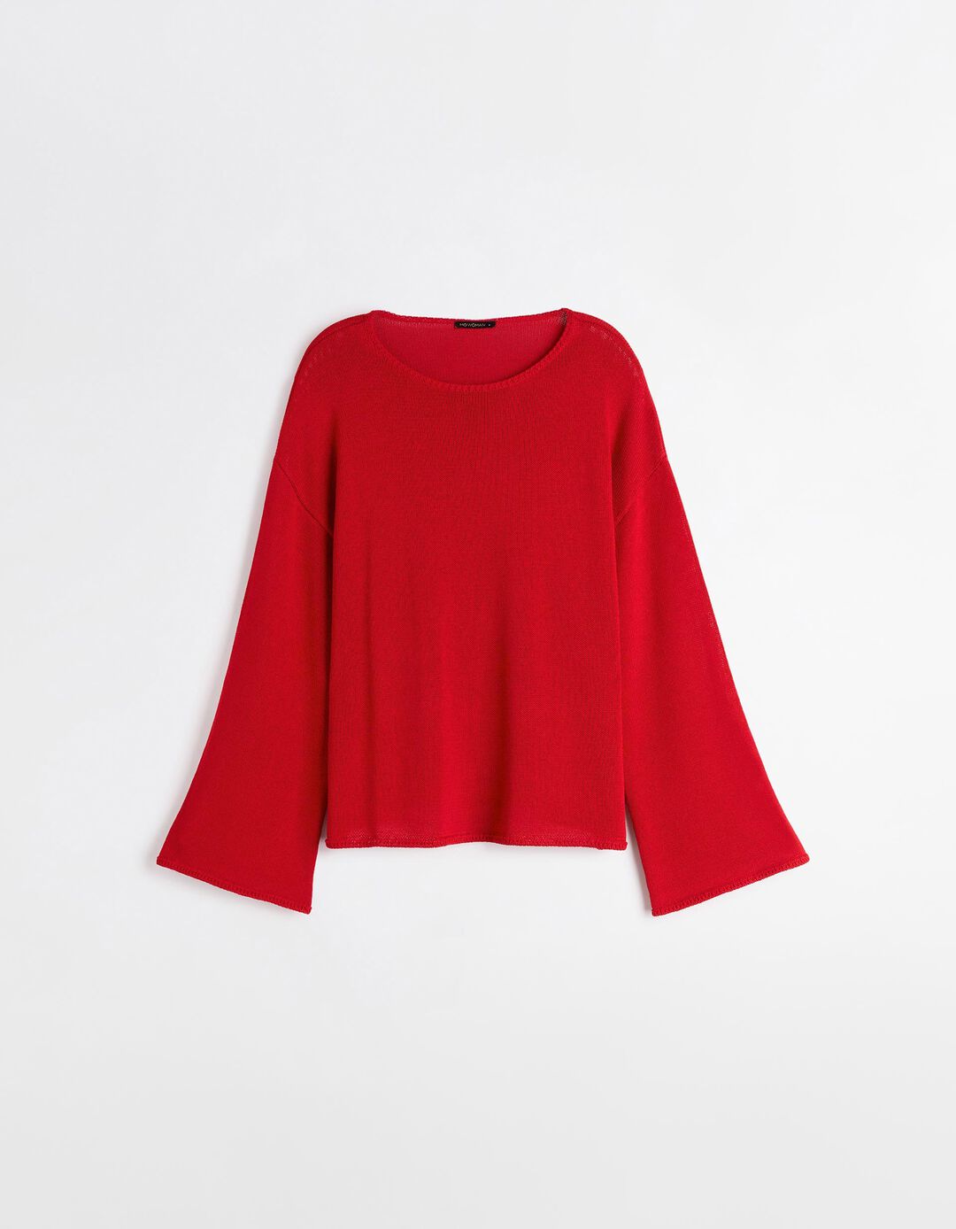Camisola de Malha, Mulher, Vermelho Escuro
