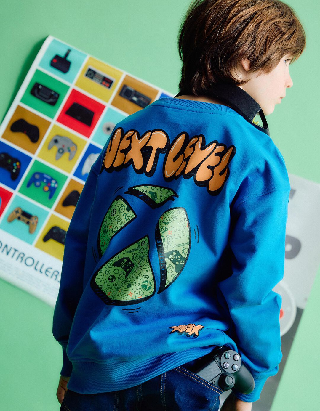 Sweatshirt 'Xbox', Menino, Azul