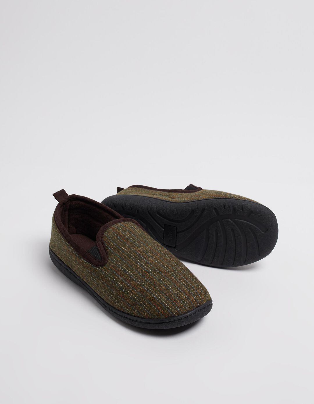 Pantufas Textura, Homem, Verde